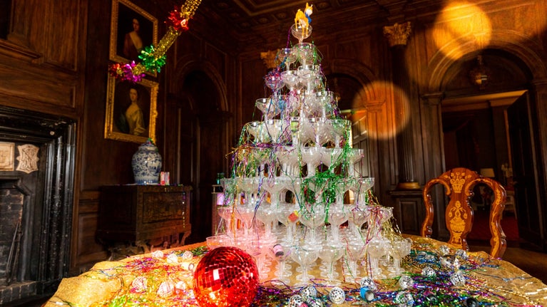A Babycham Christmas at Hanbury Hall
